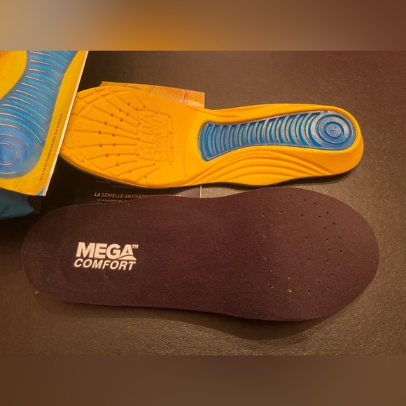 NEW MegaComfort Mega Sole Anti Fatigue Insoles Women’s Shoes Size 5-7 - Picture 2 of 9